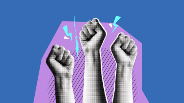 arms in protest
