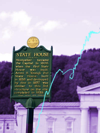 state house, sign, montpelier
